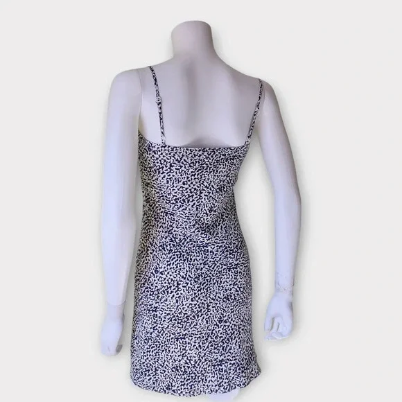 Express Slip Dress Size XS Mini Animal Print 90s Y2K - Picture 5 of 10